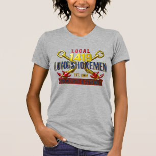 Women's Local 1419 Longshoremen Vintage Solidarity T-Shirt