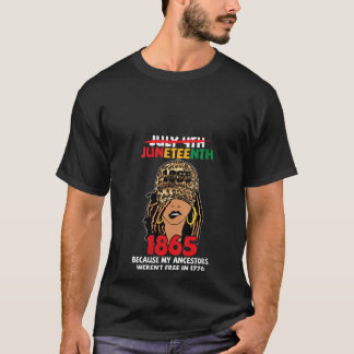Womens Locu2019d Hair Black Women Leopard African  T-Shirt