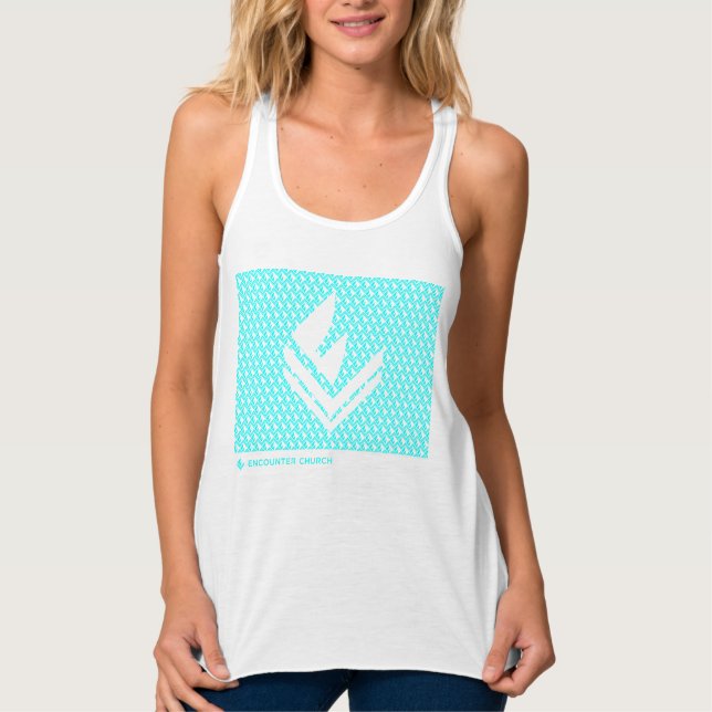 Women's Logo Pattern Tank (Front)
