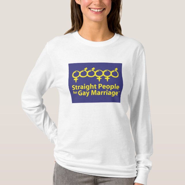 Women's Logo'ed Long Sleeve White T-Shirt (Front)