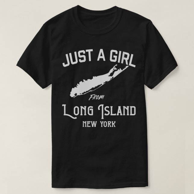 Womens Long Island New York Souvenir For Women, Gi T-Shirt (Design Front)