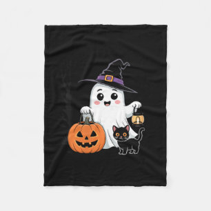 Womens Long Live Halloween Funny Pumpkin Halloween Fleece Blanket