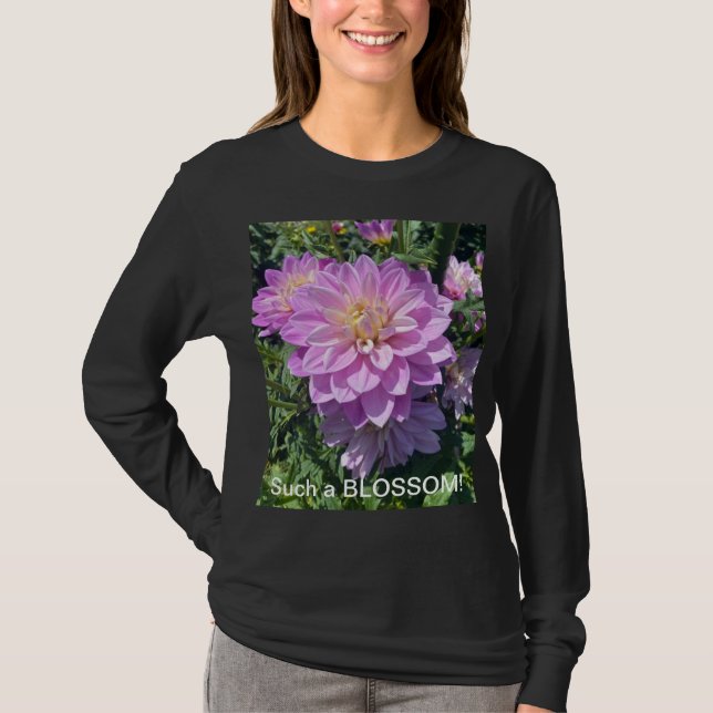 Women's Long Sleeve T-Shirt "Such a BLOSSOM!"" (Front)