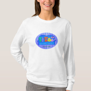 Women's long sleeve tee- Couch Cats T-Shirt