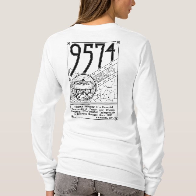 Womens Longsleeve T-Shirt (Back)
