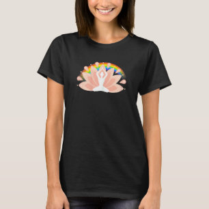 Womens Lotus Green Yoga 4 T-Shirt