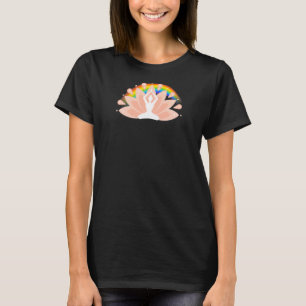 Womens Lotus Purple Yoga 3 T-Shirt
