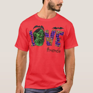 Womens Love halloween scary art Meme autumn gift f T-Shirt