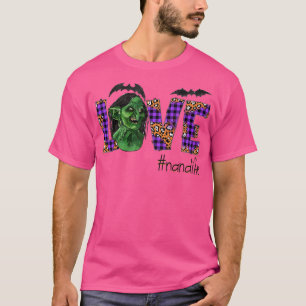 Womens Love halloween scary art Nana autumn gift f T-Shirt