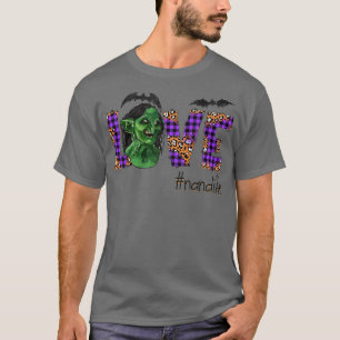 Womens Love halloween scary art Nana autumn gift f T-Shirt
