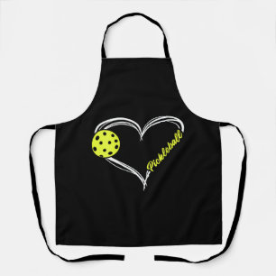 Womens Love Pickleball - cute pickleball match, I  Apron