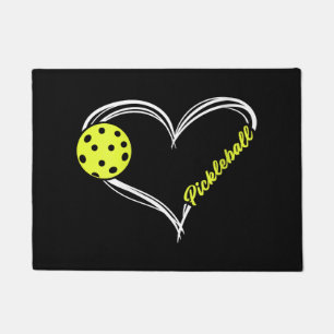 Womens Love Pickleball - cute pickleball match, I Doormat