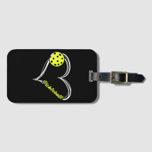 Womens Love Pickleball - cute pickleball match, I Luggage Tag
