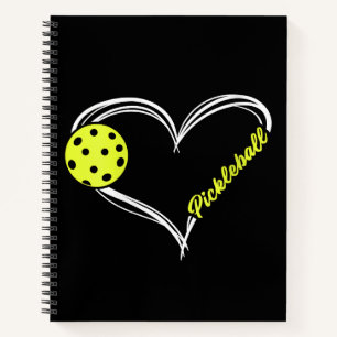 Womens Love Pickleball - cute pickleball match, I Notebook