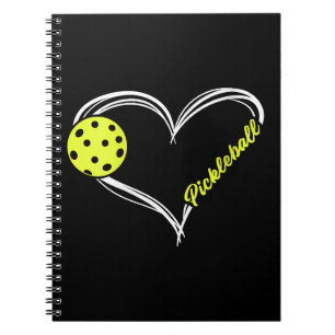 Womens Love Pickleball - cute pickleball match, I  Notebook