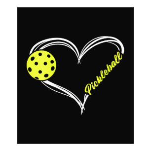 Womens Love Pickleball - cute pickleball match, I Photo Print