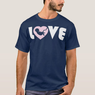 Womens Love Pro Life Gift Anti Abortion Choose T-Shirt