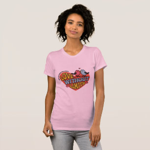 Women's "Love Without Limits" Pink Graphic Tee 