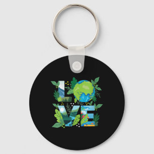 Womens Love World - Environmental Protection Key Ring