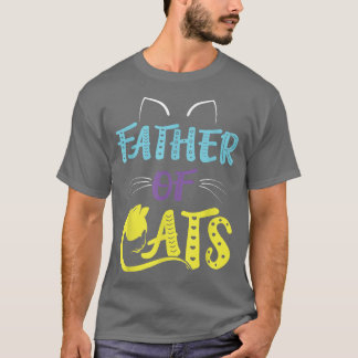 Womens Lovely cat holder cat lover father of cats  T-Shirt