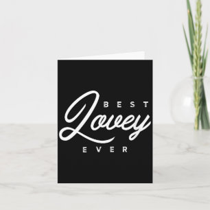 Womens Lovey Design_ Lovey Ever V-neck  Card