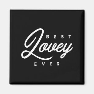Womens Lovey Design_ Lovey Ever V-neck  Magnet