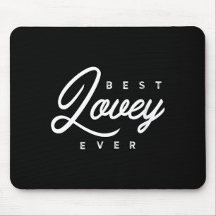 Womens Lovey Design_ Lovey Ever V-neck  Mouse Pad