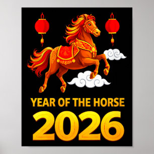 Women's lunar new year 2026 chinese new year  poster