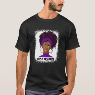Womens Lupus Warrior Fighter Support Lupus Awarene T-Shirt