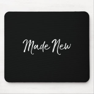 Womens Made New Salvation Quote Faith Christian Ba Mouse Pad