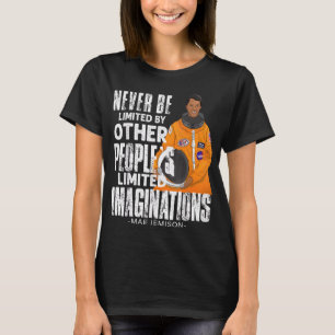 Womens Mae Jemison American Black Woman Astronaut T-Shirt