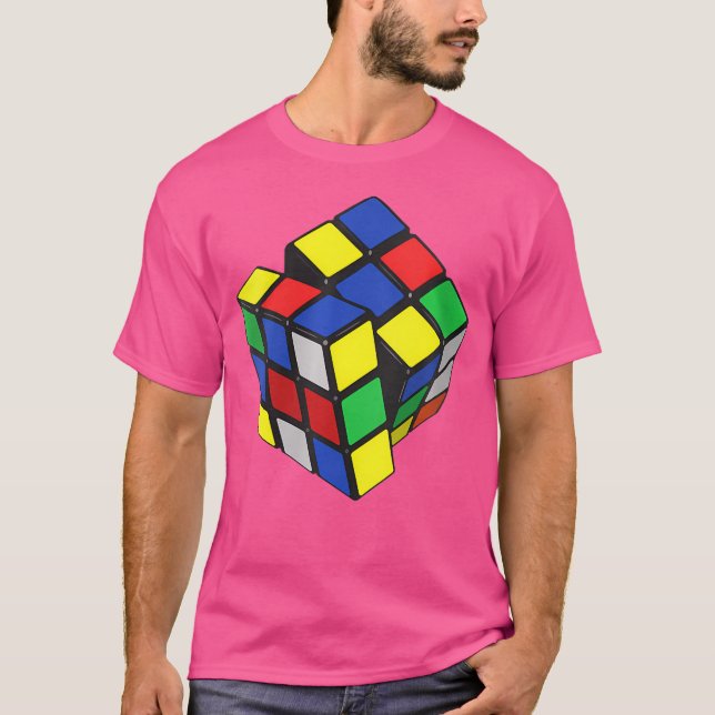 Womens Magic Cube. T-Shirt (Front)