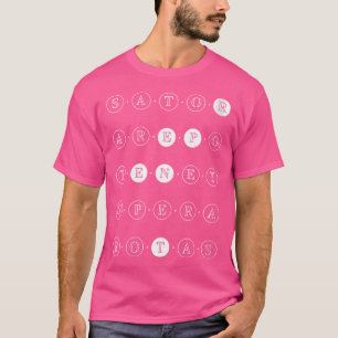 Womens Magical Latin Sator Square Sator Arepo Tene T-Shirt