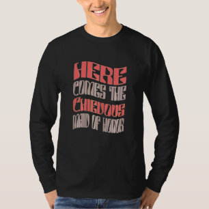 Womens Maid of Honour Chievous Matching Bachelor T-Shirt