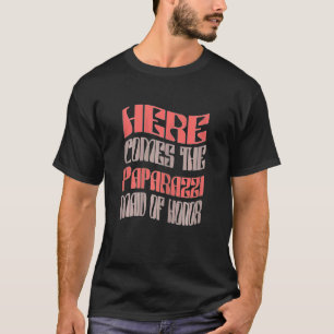 Womens Maid of Honour Paparazzi Matching Bachelo T-Shirt