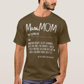Womens MaiMOM  Mum Dictionary Definition Gift T-Shirt
