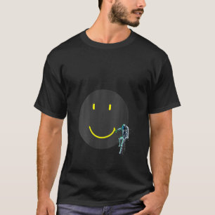Womens Making Moon Smile Astronaut Space Sprayer T-Shirt