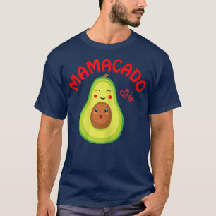 Womens Mama Avocado Mum Funny Avocado Mamacado  T-Shirt