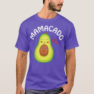 Womens Mama Avocado Mum Funny Avocado MamacadoT-Sh T-Shirt