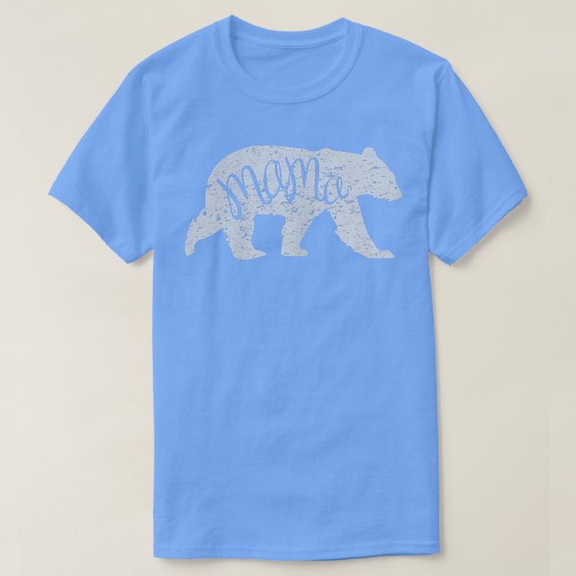 Womens Mama Bear Shirt Graphic Tee  (Design Front)