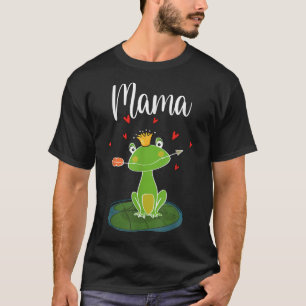 Womens Mama Frog Cute Mothers Day Gifts Mum Womens T-Shirt