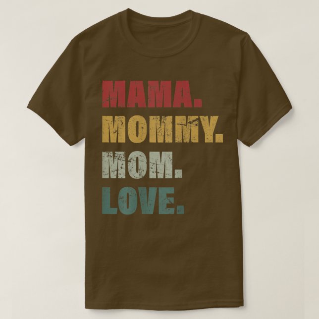 Womens Mama Mummy Mum Cool Mother Design Mother's  T-Shirt (Design Front)