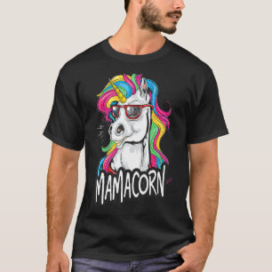 Womens Mamacorn Unicorn Costume Mum Mother's Day T-Shirt