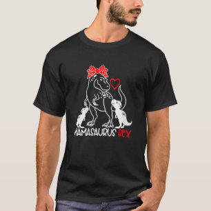 Womens Mamasaurus T Rex Dinosaur Funny Mama Saurus T-Shirt