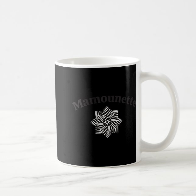 Womens Mamounette, Mommy In French, New Moms, Baby Coffee Mug (Right)