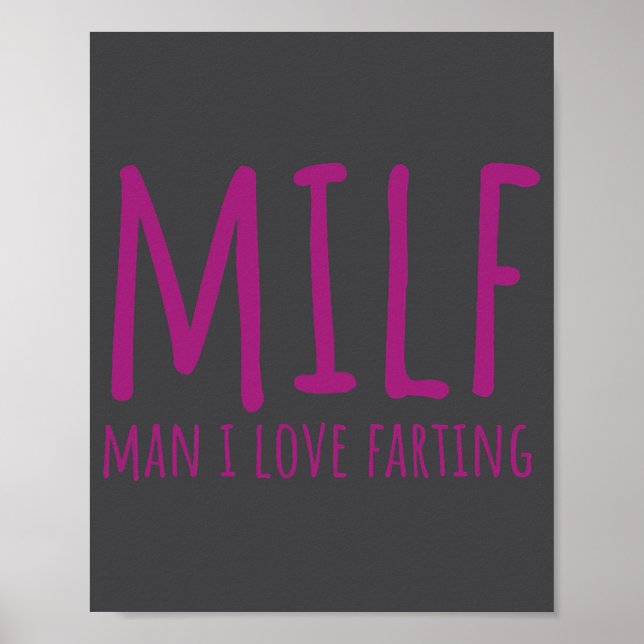 Womens Man I Love Farting Fart S For Women Funny  Poster (Front)