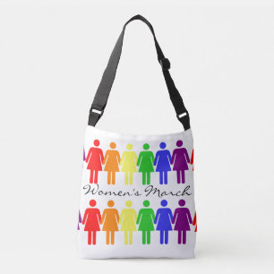 women's march 2017  Thunder_Cove LGBTQIA Crossbody Bag