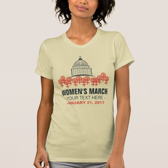 Women's March--Custom "Sister" March T-Shirt (Front)