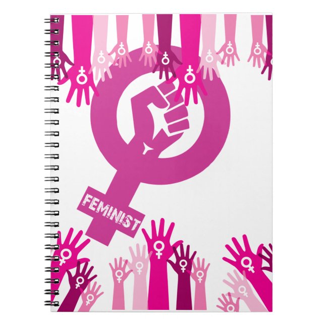 Women's March Feminist Reproductive Rights Pro Dra Notebook (Front)