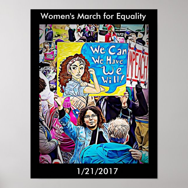 Women's March for Equality Poster (Front)